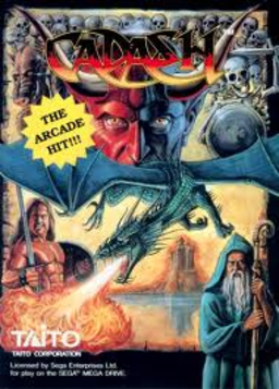 Cadash box art for Sega Genesis